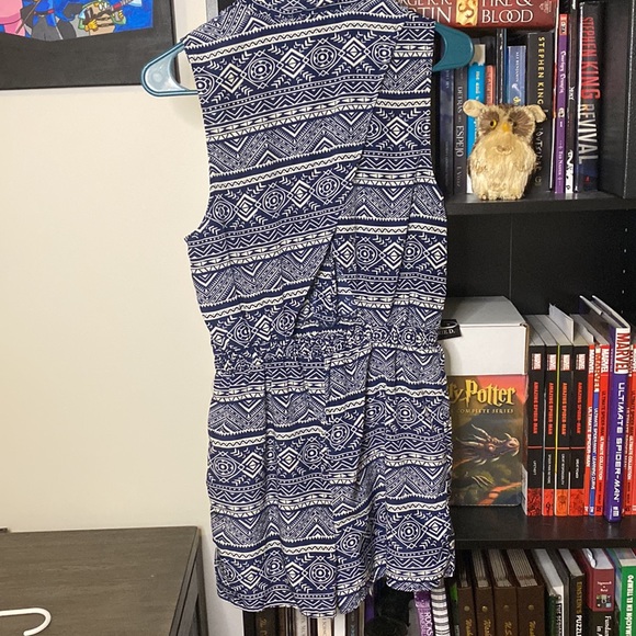 Blue and white romper. Size S - Picture 2 of 3